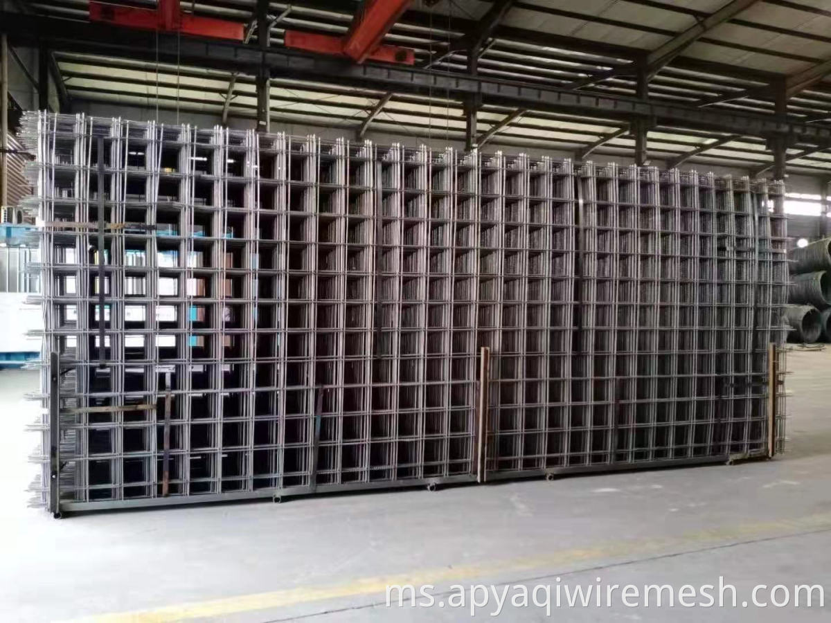 Panel Pagar Mesh Kawat yang Dikimpal Galvani di 12 Gauge 304 Panel Mesh Dikimpu Keluli Stainless